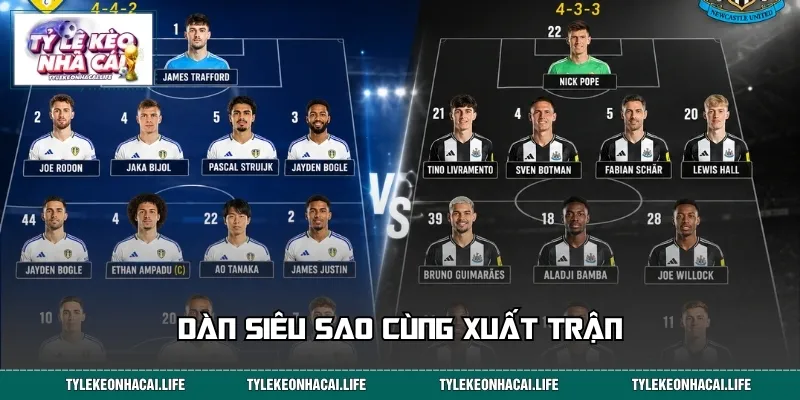 Dàn siêu sao cùng xuất trận